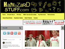 Tablet Screenshot of haphazardstuff.com